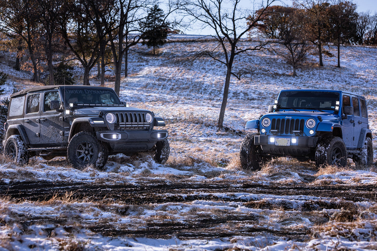 Diode Dynamics SS3 LED Fog Light Kit for 0722 Jeep Wrangler JK, JL